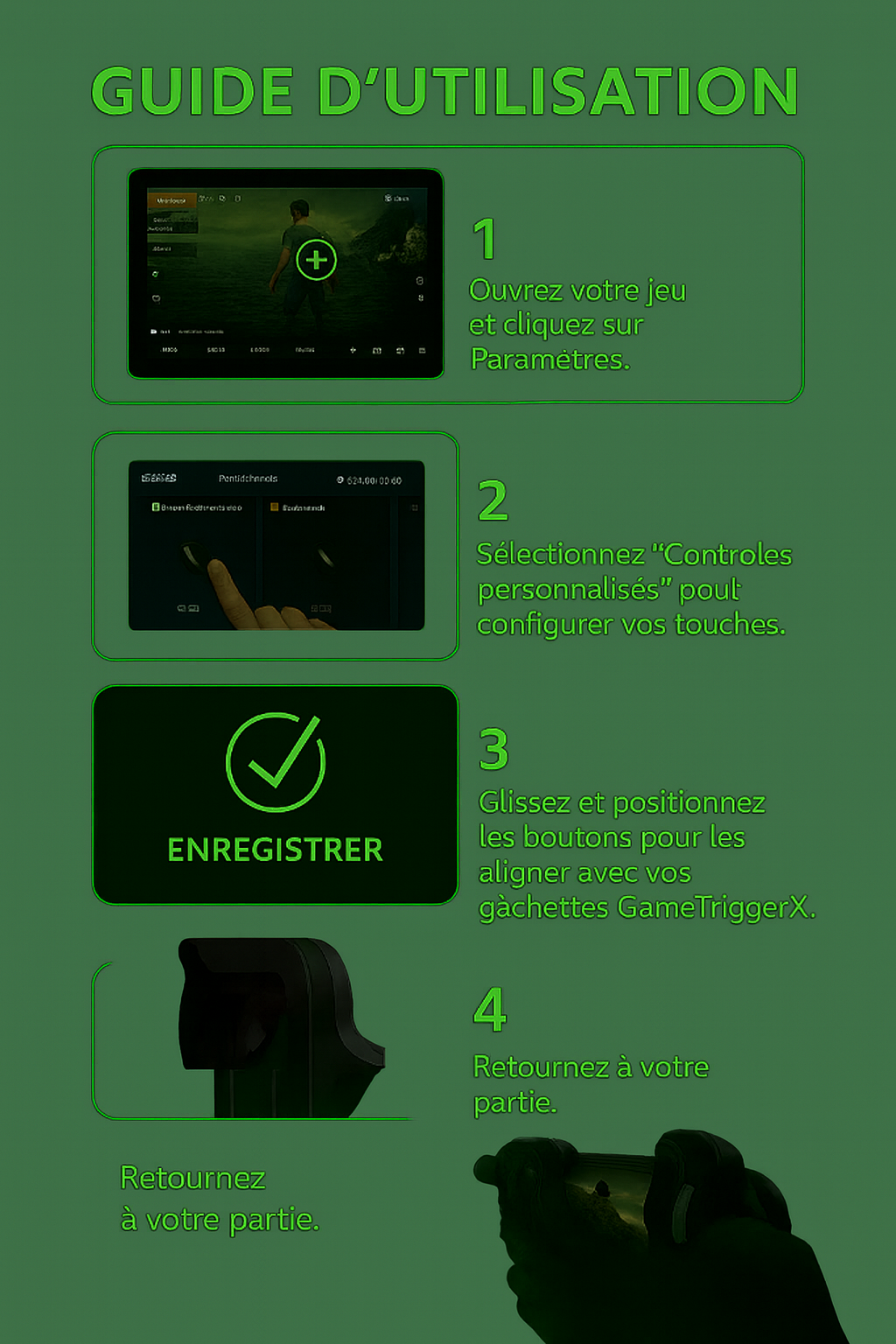 Avec GameGripX, chaque milliseconde compte