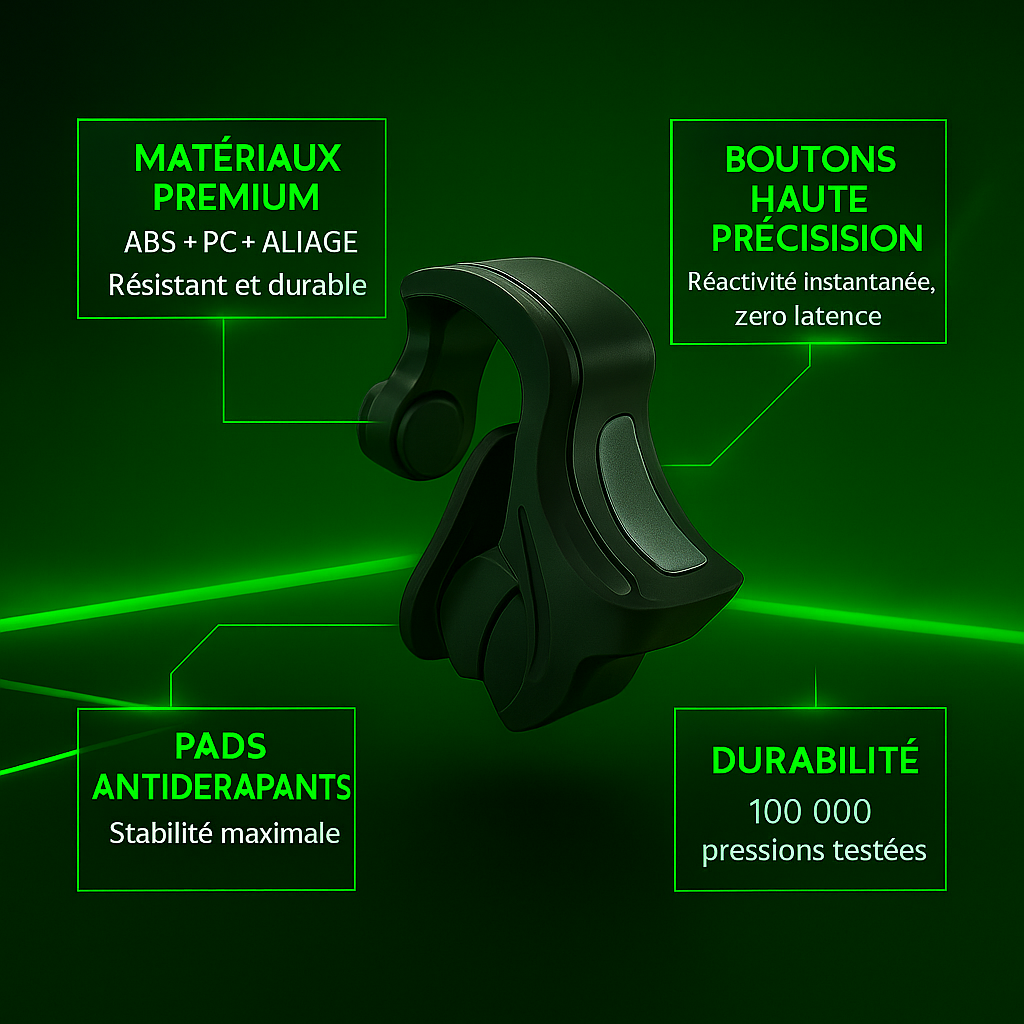 Avec GameGripX, chaque milliseconde compte